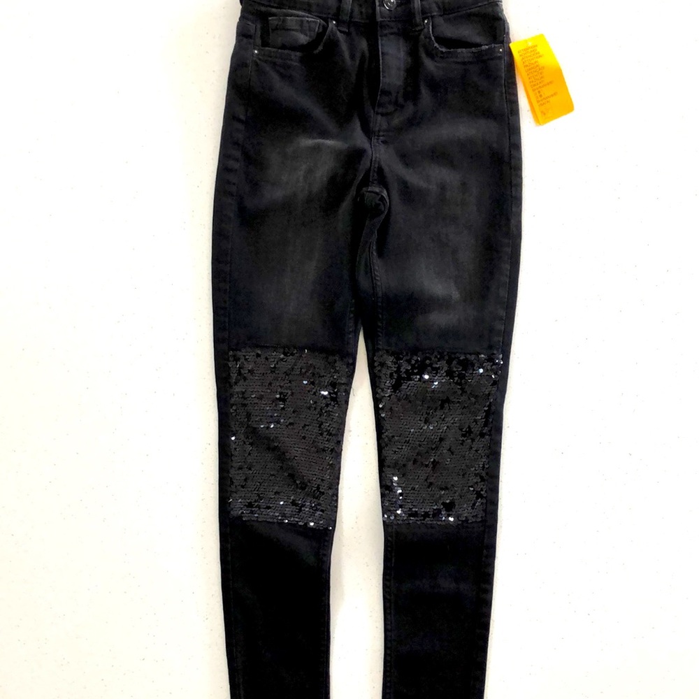 New H&M Skinny High Waist Black Jeans